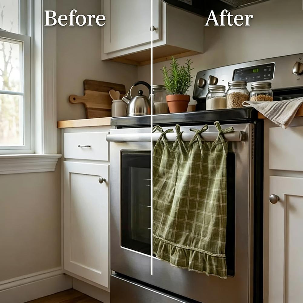 Oven Skirt Artisanal Farmhouse - Home Decor Curtain avaliação e preço