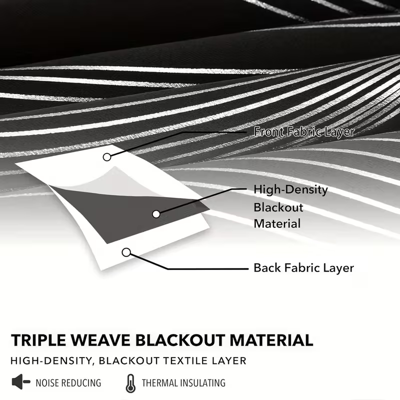 Black Blackout Curtains for Li - Home Decor Curtain avaliação e preço