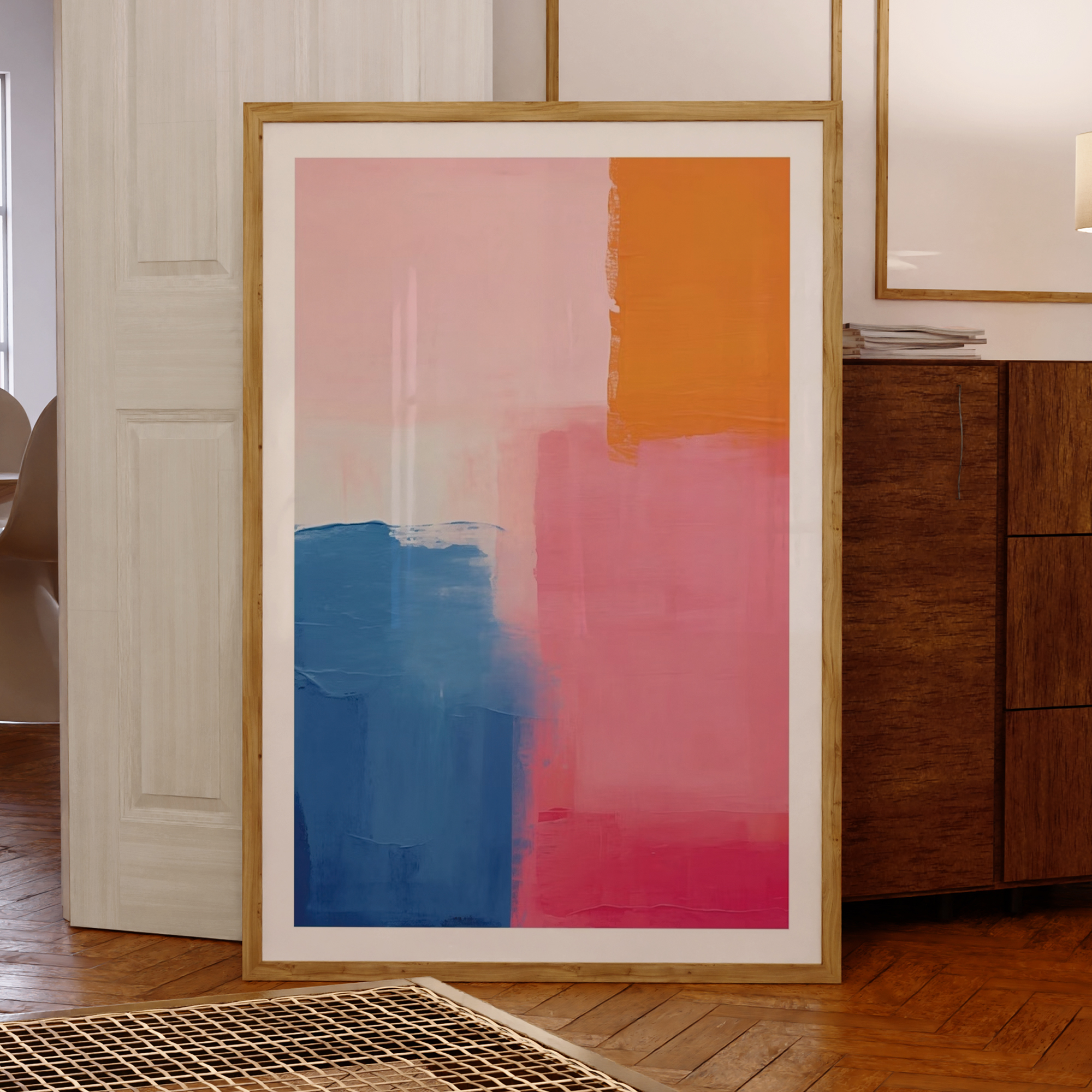Abstract Draw Vibrant Energy W - Abstract Oil Painting avaliação e preço