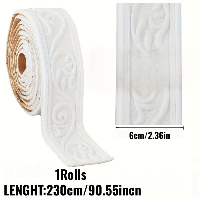 3D Embossed Flexible Foam Wall - Home Decor Wall Molding avaliação e preço