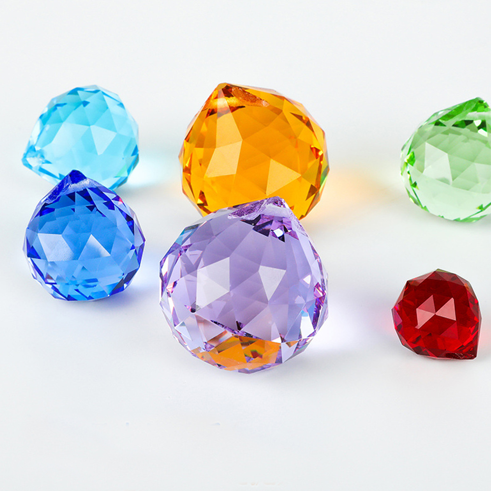 20MM Crystal Ball Prism Suncat - Crystal Sun Catcher avaliação e preço