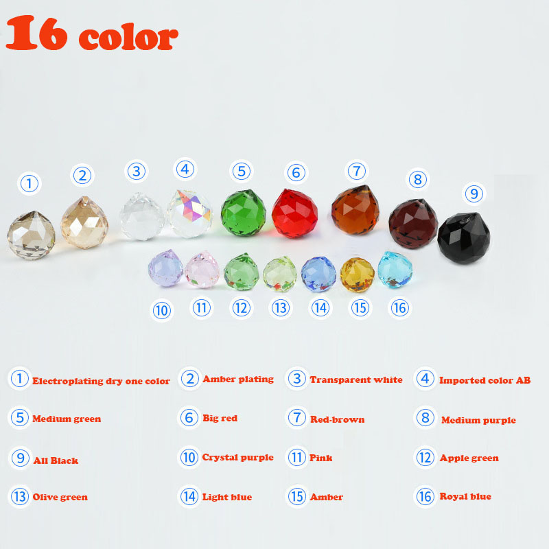 20MM Crystal Ball Prism Suncat - Crystal Sun Catcher avaliação e preço