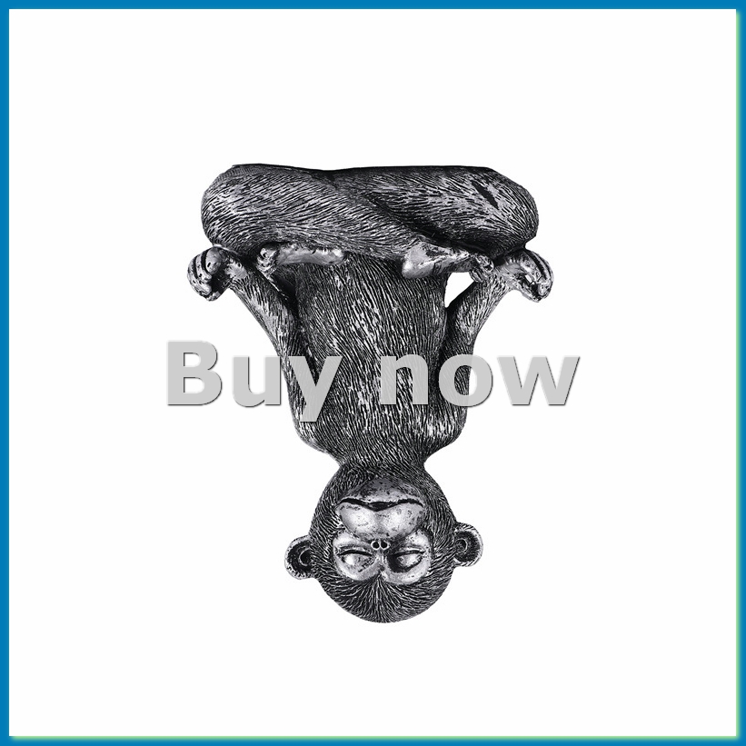 Meditating Monkey Statue Resin - Home Decor Yoga avaliação e preço