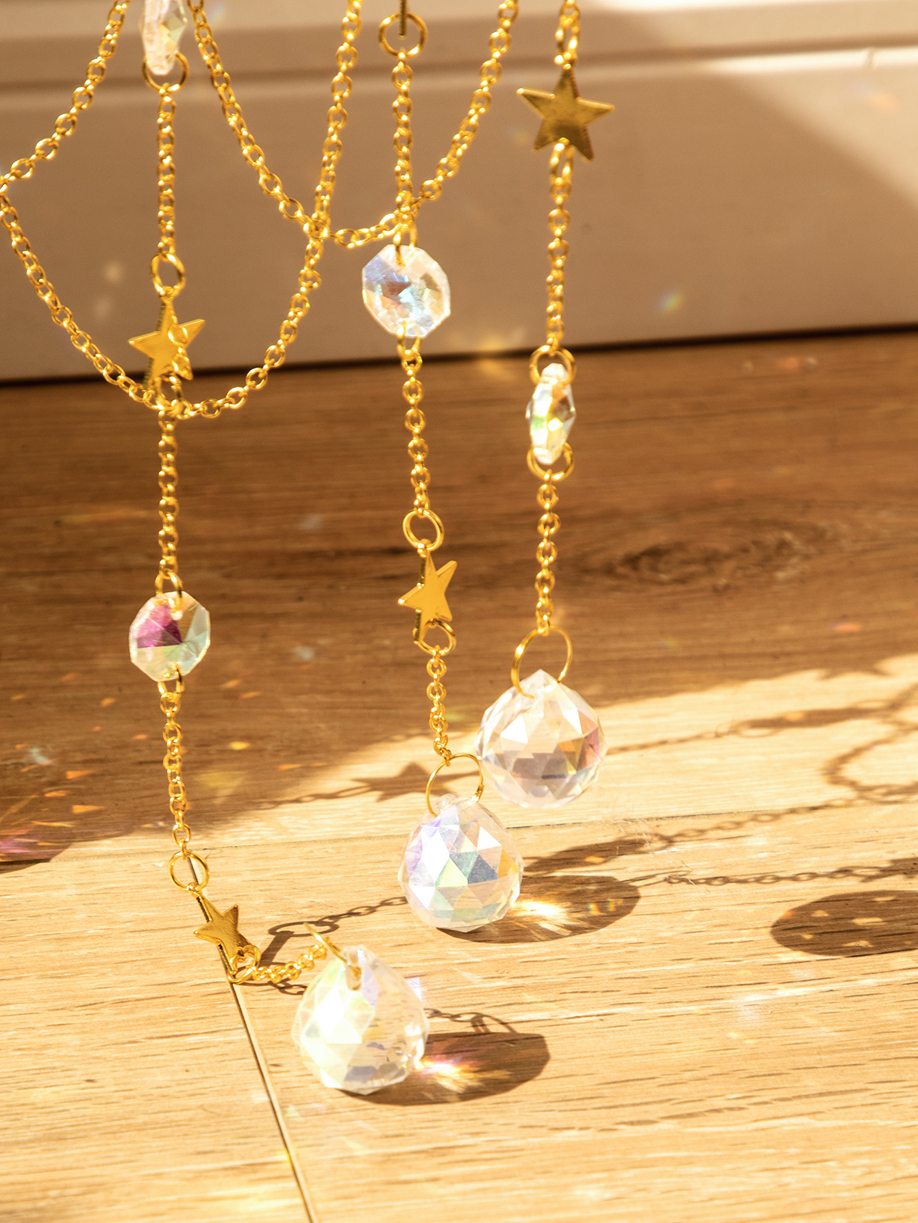 Suncatcher Crystal Moon Hangin - Crystal Sun Catcher avaliação e preço