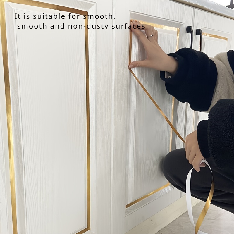 Gold/silver floor edge waterpr - Home Decor Wall Molding avaliação e preço