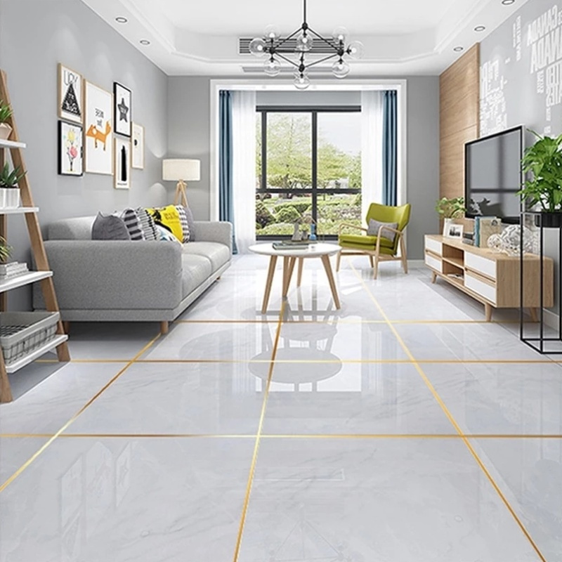 Gold/silver floor edge waterpr - Home Decor Wall Molding avaliação e preço