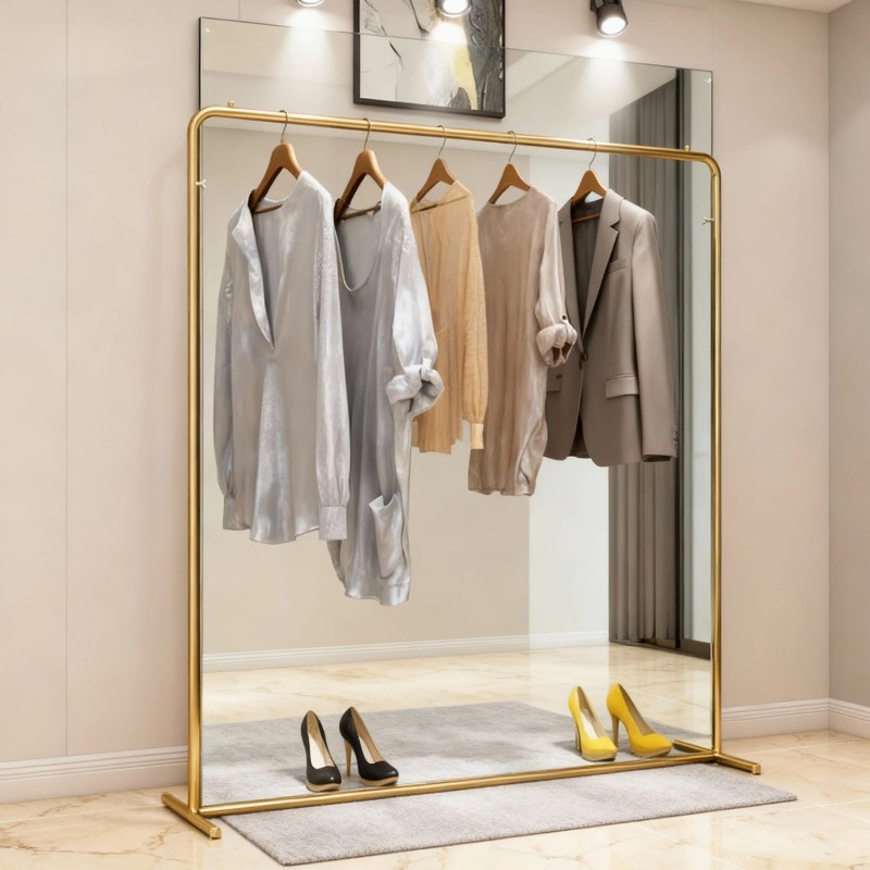 Luxury Design Gold Clothes Rac - Home Decor Retail Stores avaliação e preço