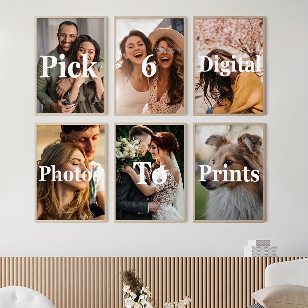 6pcs/set Custom Canvas Prints  - Home Decor Kit avaliação e preço