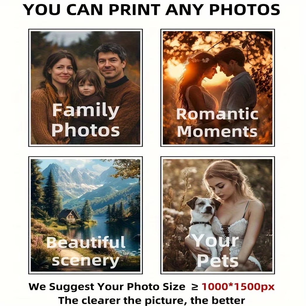 6pcs/set Custom Canvas Prints  - Home Decor Kit avaliação e preço