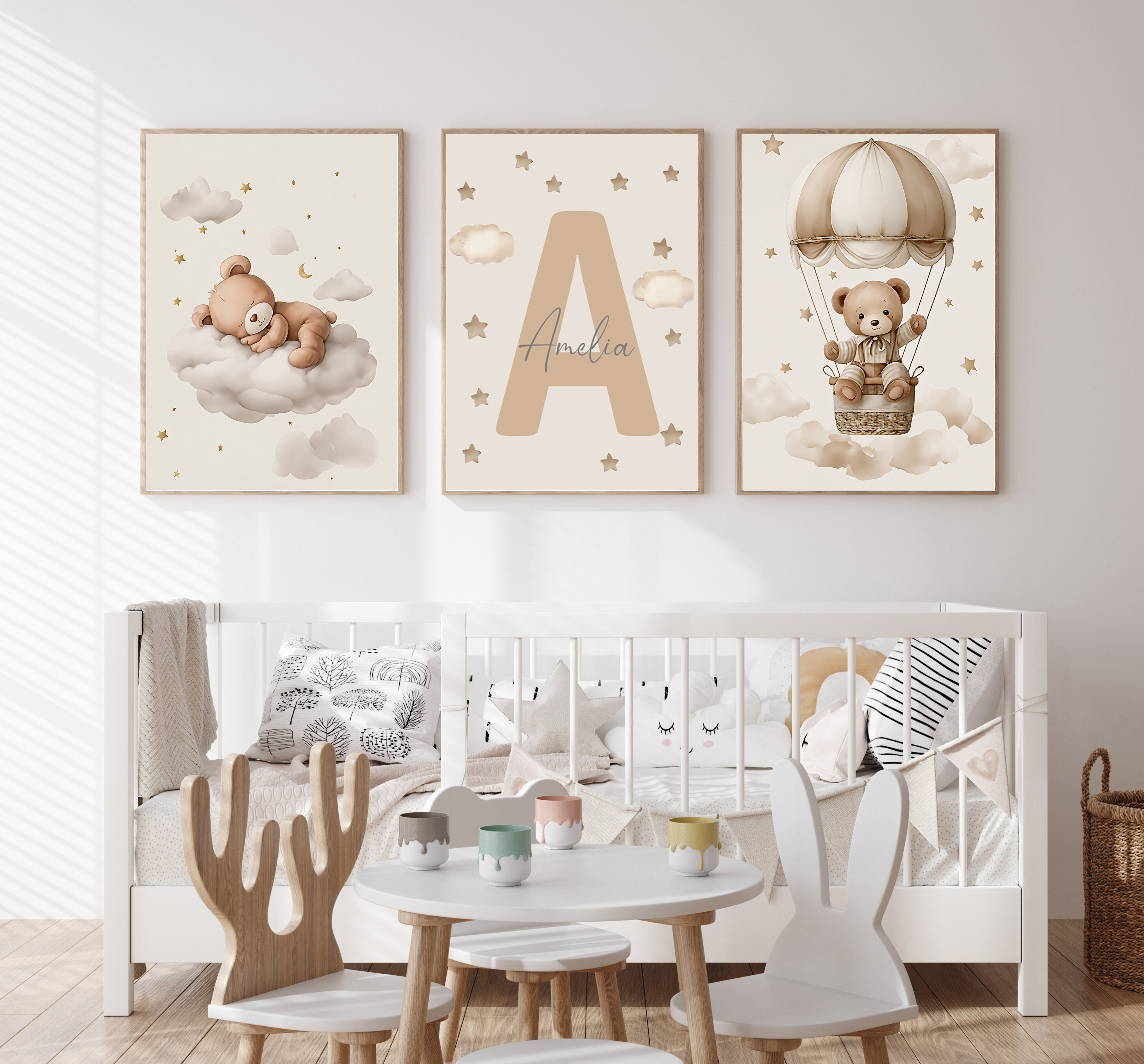3pcs/set Bohemian Teddy Bear A - Home Decor Kit avaliação e preço
