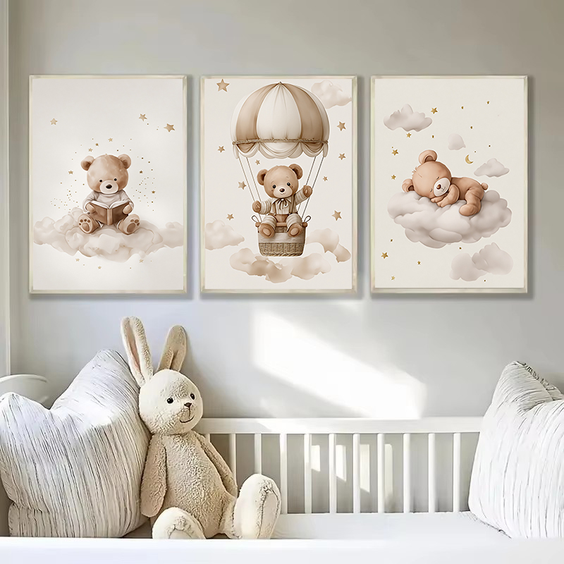 3pcs/set Bohemian Teddy Bear A - Home Decor Kit avaliação e preço