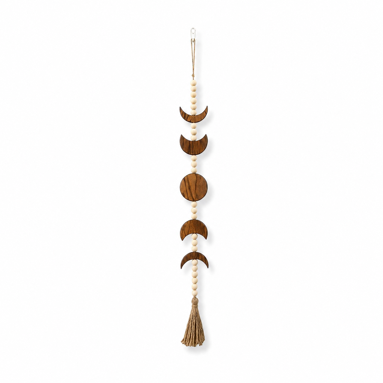 Boho Moon Phase Wall Hanging W - Boho Wind Chimes avaliação e preço