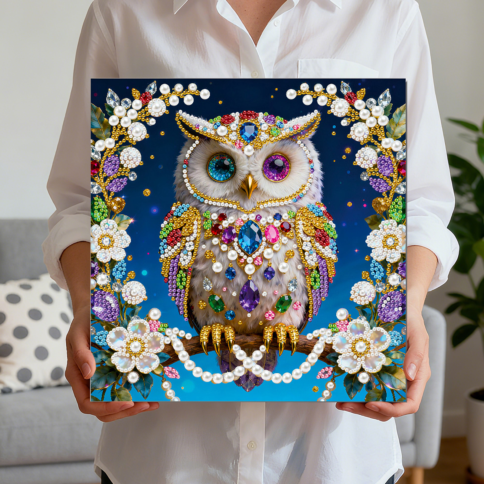 Diamond Painting Kit with Rhin - Home Decor Kit avaliação e preço