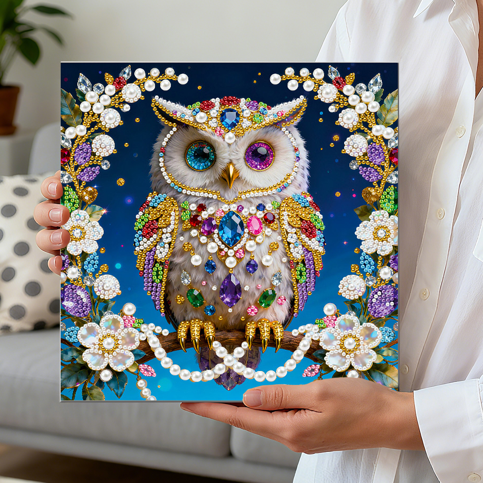 Diamond Painting Kit with Rhin - Home Decor Kit avaliação e preço